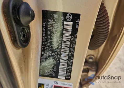 2011 Toyota Avalon Base from USA, damaged, VIN 4T1BK3DB5BU438603